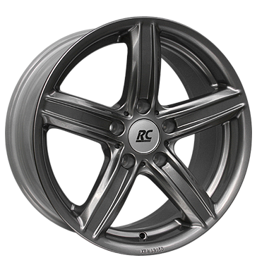 RCDesign RC21 7,5x17 ET34 5x120 72,6 titan metallic