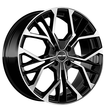 GMP Matisse 7x17 ET38 4x100 60,1 black diamond