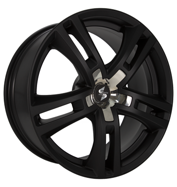 Eta Beta Uriel 10x20 ET35 5x108 63,4 black - inox cap