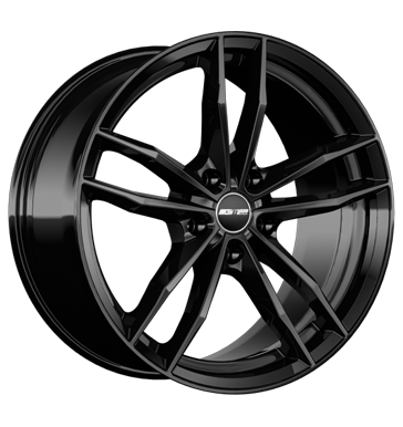 GMP Swan 7,5x17 ET45 5x112 66,6 black glossy