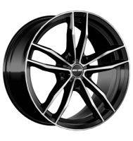 GMP Swan 8x19 ET35 5x114,3 64,1 black diamond