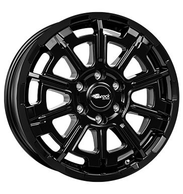 Brock B45 7,5x18 ET48 6x120 74,6 schwarz glanz
