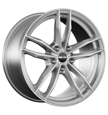 GMP Swan 9,5x20 ET35 5x112 66,6 silver
