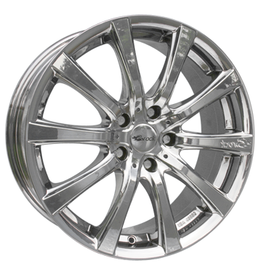 Brock B21 10x22 ET60 5x120 65,1 surface like chrome