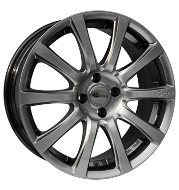 Brock B21 7x16 ET38 4x100 63,4 chromsilber