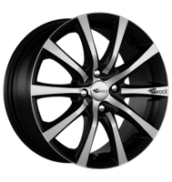 Brock B21 7x16 ET42 4x108 63,4 schwarz matt vollpoliert
