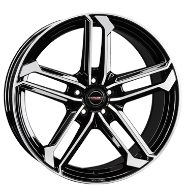 Borbet ATX 8,5x19 ET45 5x112 72,5 black polished glossy