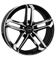 Borbet ATX 8,5x20 ET30 5x112 66,5 black polished glossy