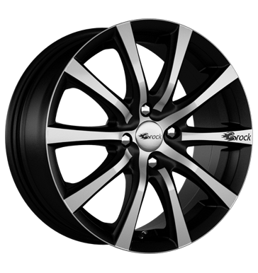Brock B21 8x18 ET14 4x108 65,1 schwarz matt vollpoliert