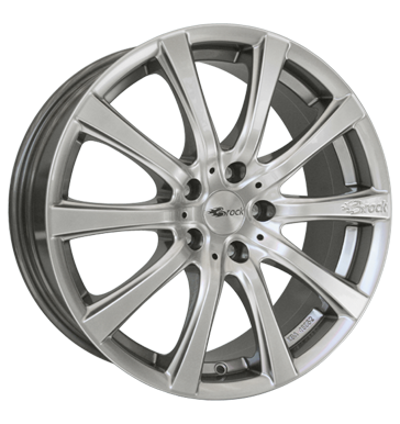 Brock B21 8x18 ET43 5x114,3 66,1 chromsilber