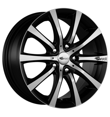Brock B21 8x18 ET45 5x108 72,6 schwarz matt vollpoliert