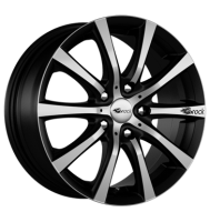 Brock B21 8x18 ET45 5x108 72,6 schwarz matt vollpoliert