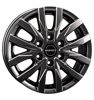 Borbet CW6 6,5x16 ET54 6x130 84,1 mistral anthracite glossy