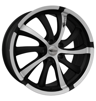 Brock B23 8x18 ET38 5x114,3 72,6 schwarz matt vollpoliert
