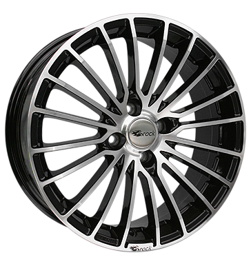 Brock B24 7x17 ET45 4x100 63,4 schwarz glanz vollpoliert
