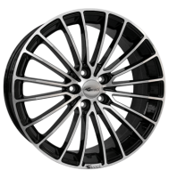 Brock B24 7,5x16 ET45 5x108 72,6 schwarz glanz vollpoliert