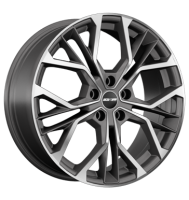 GMP Matisse 7,5x19 ET50 5x114,3 73,1 anthracite matt diamond