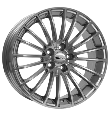 Brock B24 7,5x17 ET38 5x100 63,4 super chromsilber