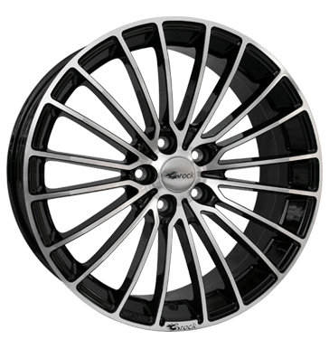 Brock B24 8x18 ET48 5x112 66,6 schwarz glanz vollpoliert