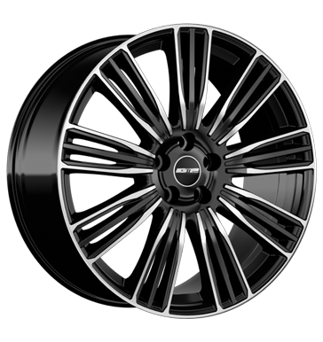 GMP Coventry 9x21 ET42 5x108 63,4 black diamond