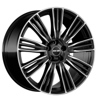 GMP Coventry 9,5x22 ET42 5x108 63,4 black diamond