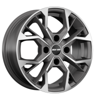 GMP Matisse 5,5x15 ET40 4x100 73,1 anthracite matt diamond