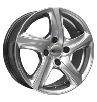 Brock B25 6,5x15 ET25 4x108 65,1 chromsilber