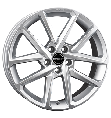 Borbet N 6,5x17 ET39 5x112 66,6 crystal silver