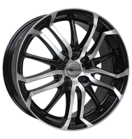 Brock B26 7,5x17 ET35 4x100 63,4 schwarz glanz vollpoliert