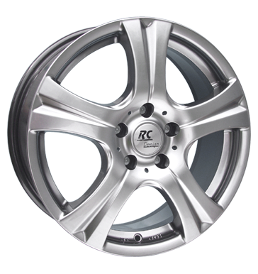 RCDesign RC14S 8,5x19 ET45 5x120 72,6 chromsilber