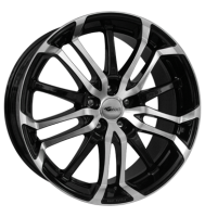 Brock B26 8,5x19 ET35 5x120 72,6 schwarz matt vollpoliert