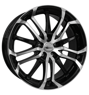 Brock B26 8,5x19 ET50 5x120 65,1 schwarz matt vollpoliert