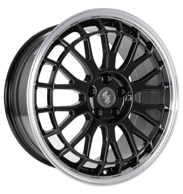 Eta Beta Unit 8,5x19 ET35 5x112 78,1 black lip polish