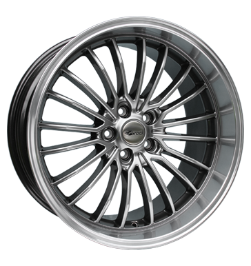 Brock B24GP 9x20 ET15 5x120 72,6 chromsilber hornpoliert