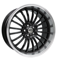 Brock B24GP 9x20 ET40 5x108 72,6 schwarz glanz hornpoliert
