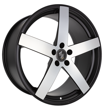 Eta Beta Uros S 8,5x19 ET45 5x130 71,6 black matt polish