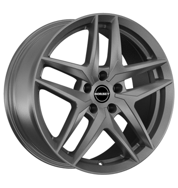 Borbet Z 7x17 ET44,5 5x112 66,5 dark grey matt