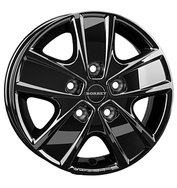Borbet CWG 6x16 ET68 5x130 78,1 black glossy