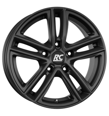 RCDesign RC27 8x18 ET43 5x112 66,6 schwarz klar matt