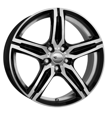 Brock B29 8x18 ET45 5x114,3 72,6 schwarz glanz vollpoliert