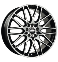 CMS C25 7x17 ET40 5x114,3 67,2 diamond black gloss