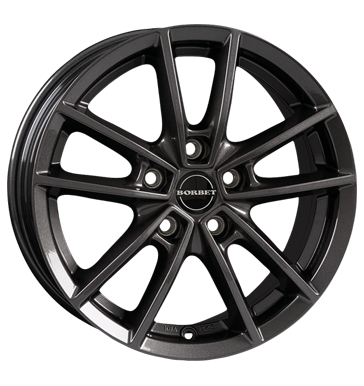 Borbet W 8,5x21 ET40 5x112 66,6 mistral anthracite glossy