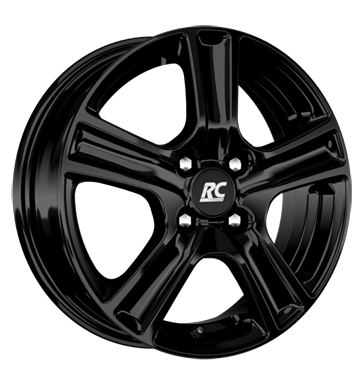 RCDesign RC19 5,5x15 ET42 4x100 60,1 schwarz glanz
