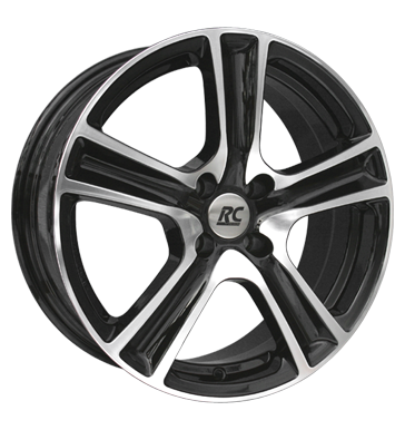 RCDesign RC19 5,5x15 ET42 4x100 60,1 schwarz glanz vollpoliert