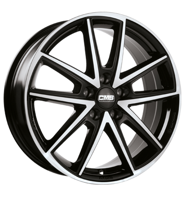 CMS C30 8x18 ET45 5x112 66,5 diamond black