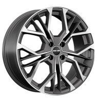 GMP Matisse 7x17 ET30 4x108 65,1 anthracite matt diamond