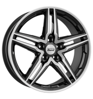 CMS C29 8x18 ET45 5x114,3 67,2 diamond black gloss