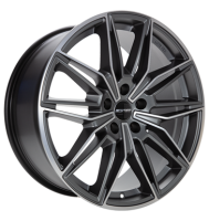 GMP Specter 9,5x20 ET45 5x120 72,6 anthracite matt diamond