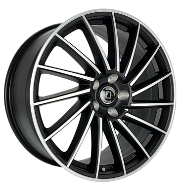 Diewe Wheels Briosa 8x18 ET40 5x108 65,1 NeroS machined