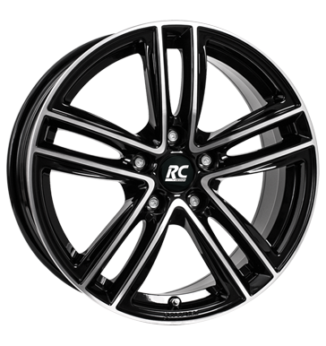 RCDesign RC27 7x17 ET55 5x100 56,1 schwarz glanz vollpoliert